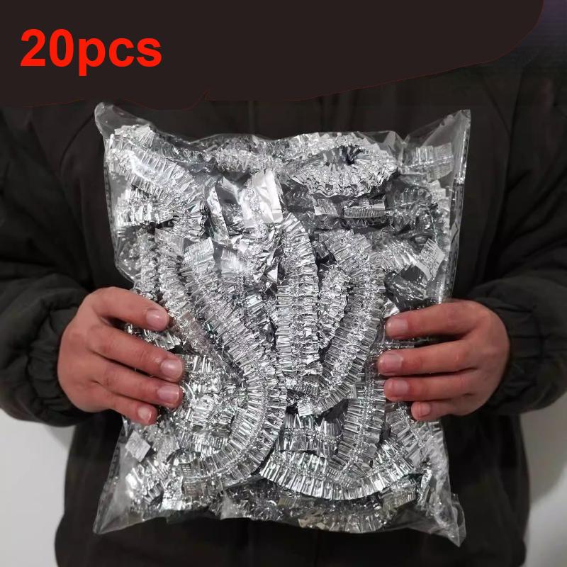 10/20/30/50Pcs Aluminum Foil Film Food Cover Food Grade Disposable Food Covers Saran Wrap Fruit Vegetable Fresh-Keeping Lids