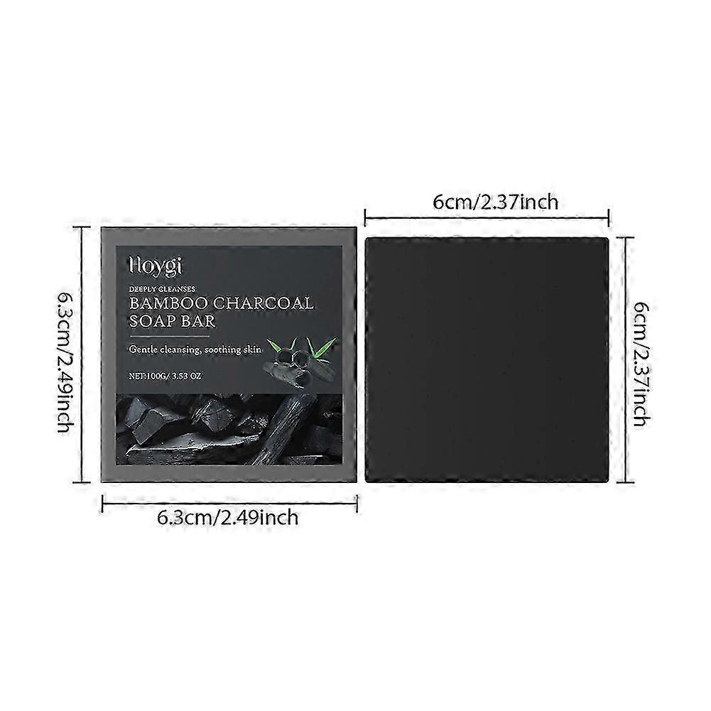 Bamboo-Charcoal Soaps Deep Pore Cleansing Moisturizing for Daily Use