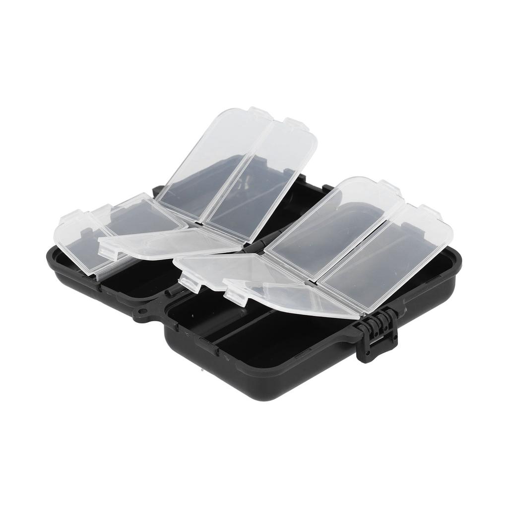 Fishing Tackle Box 9 Compartments Box Detachable Rigs Hook Bait Lure Storage Organizer