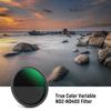 NEEWER 72mm True Color Variable ND Filter ND2-ND400, Adjustable VND Filter
