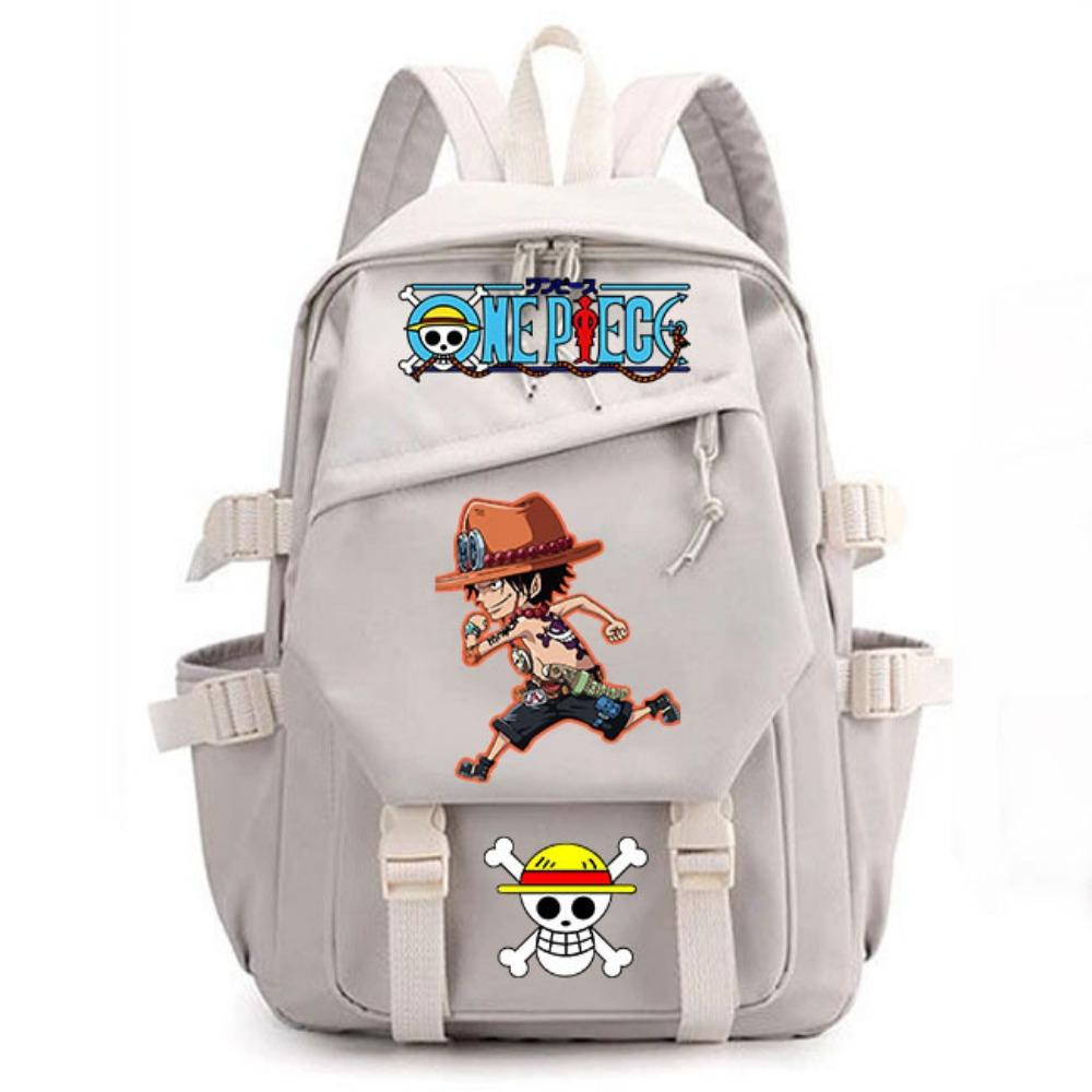 Anime ONE PIECE schoolbag children's backpack primary school bag male and female junior high school students college students campus backpack