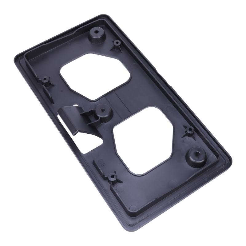 License Plate Bracket, Black ABS Front Mount, Plate Support for 2017-2019 Vehicle Application, Replaces HO1068124 191275377604 with Screw Point Design
