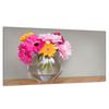 Glas-Kochfeld-Schutzplatte 90x52 Blumen