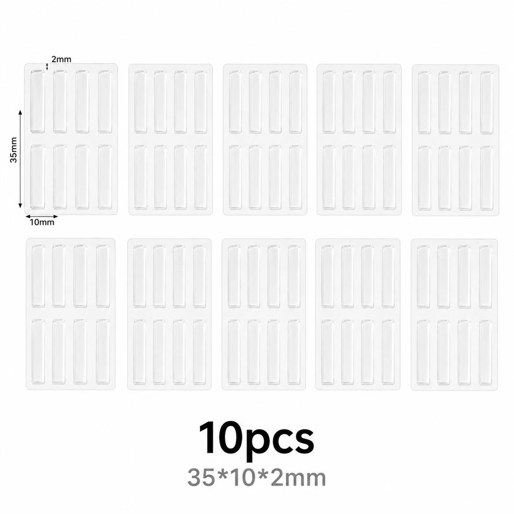 Xiaomi 1-20PCS Self AdhesiveAnti-collision Strip Buffer Pads Door Stopper Cabinet Door Bumpers Transparent Wall Protector Pad