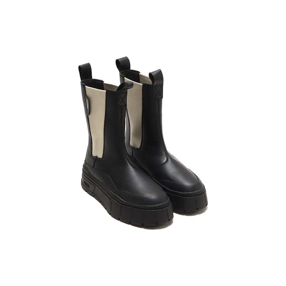 Puma Mayze Stack Chelsea Boot Black Women Sneakers 386272-03