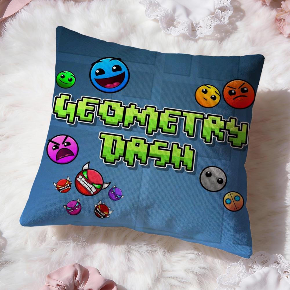 

G-Geometry DashS Video Cushion Cover Premium Comfort Reversible Pillow Cove -Two in One Design for Any Room & Car Interior 30cmx30cm