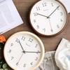 Clock Solid Wood Wall Clock Living Room 2025 New Home Simple Wall Watch Silent Clock Wall Quartz Clock