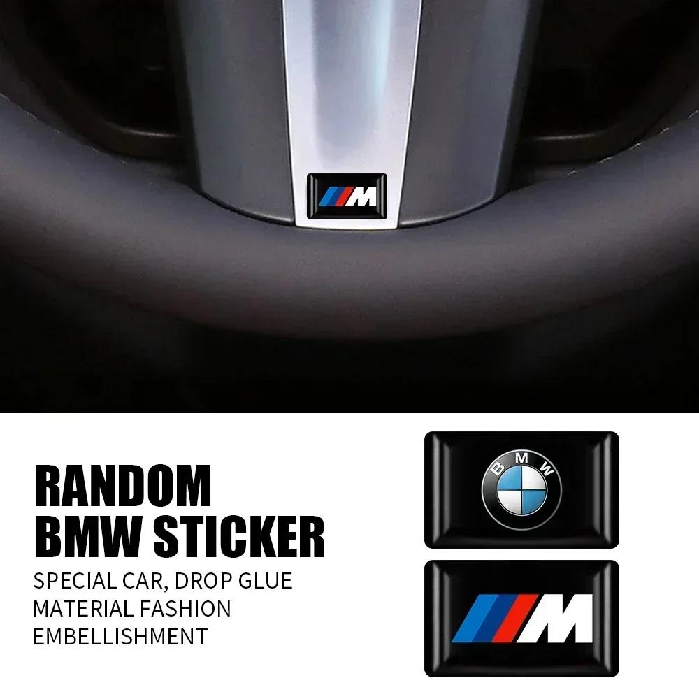 Hot 2025 10/20Pcs Car Styling 3D Emblem Epoxy Decoration Stickers For Bmw M Performance Alpina X1 X3 X4 E87 E36 E46 E90 E39 F10