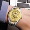 Hollow Men'S Watch Non-Mechanical Watch Fashion Business Steel Belt Men'S Watch