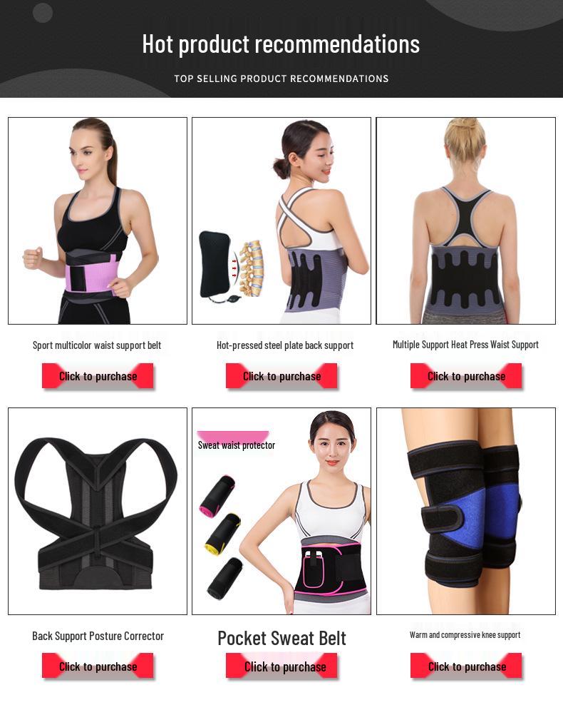 New Style Colorful Sweat Waist Support Belt for Fitness and Slimming
