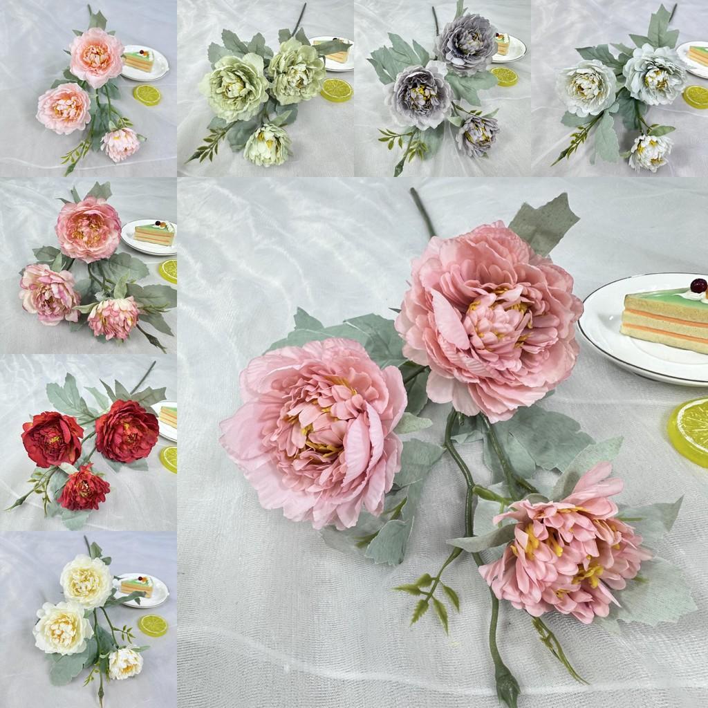Silk Paeonia Suffruticosa Wedding Arch Flower Decoration For Event Photography And Home Decor