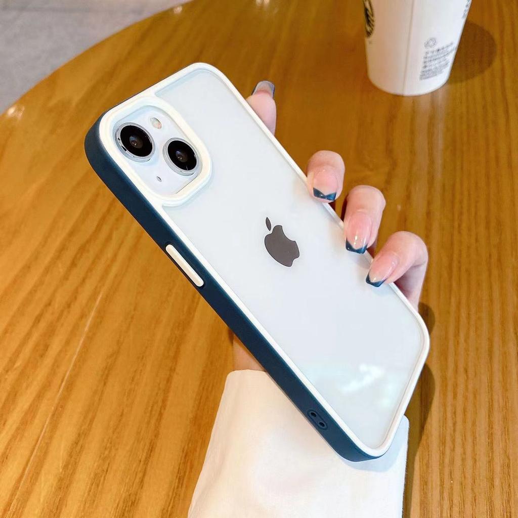 Applicable To Apple 15 Mobile Phone Case IPhone11 Pro MaxU Shield 12 Set 14Pro 7 Protection SE Transparent XR 13
