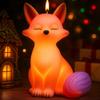 Ergonomic Silicone Candle Mold Crafting Accessories Moulds Foxes Shape for Resin Creations and Unique Gift Making