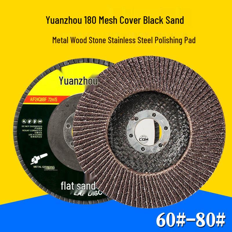 125mm Flap Disc for 150mm Angle Grinder, Polishing Pad and 180mm Flap Wheel for Stainless Steel and Metal Sanding