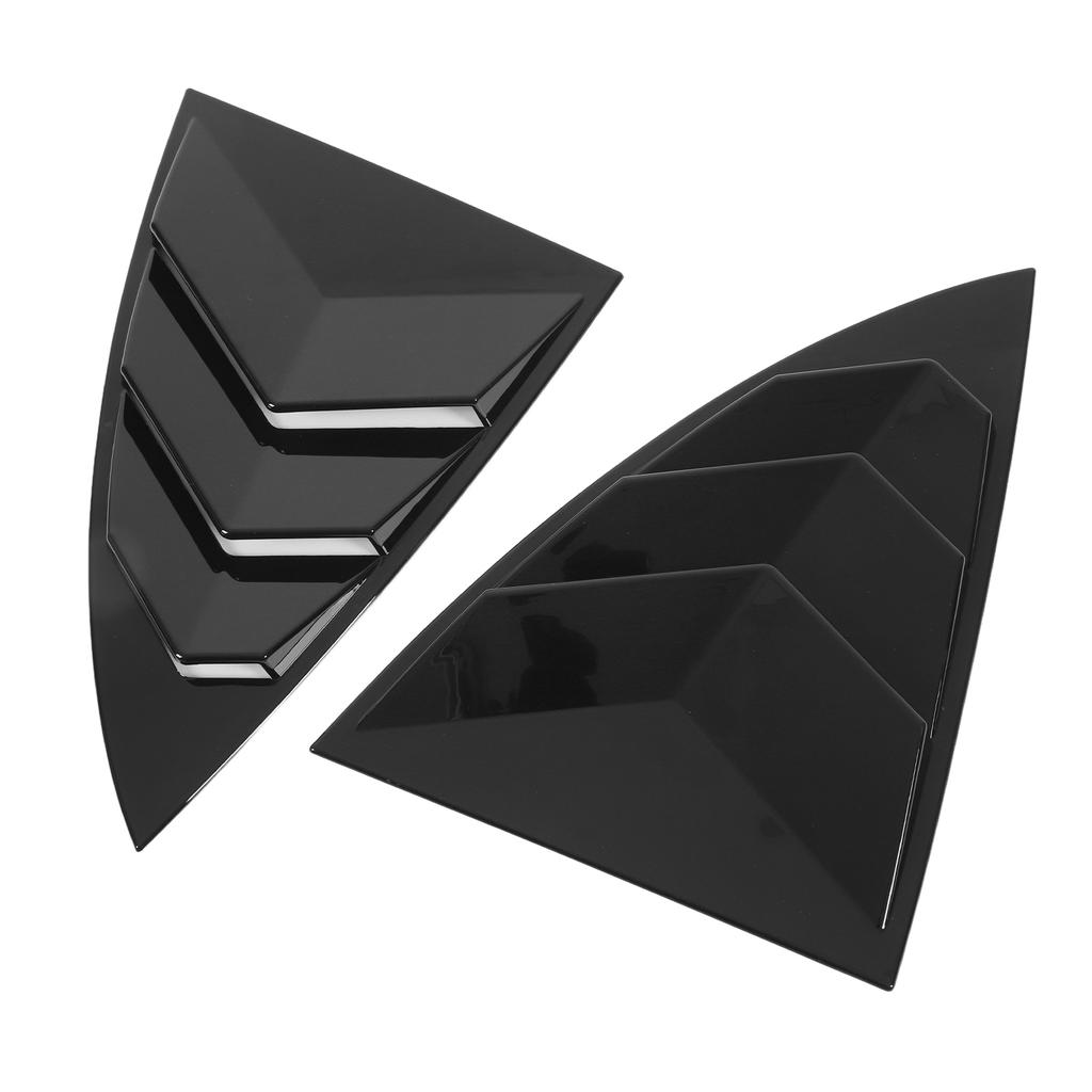 2PCS Side Window Spoiler       Splitter Shade Cover Replacement For     2021 to 2023