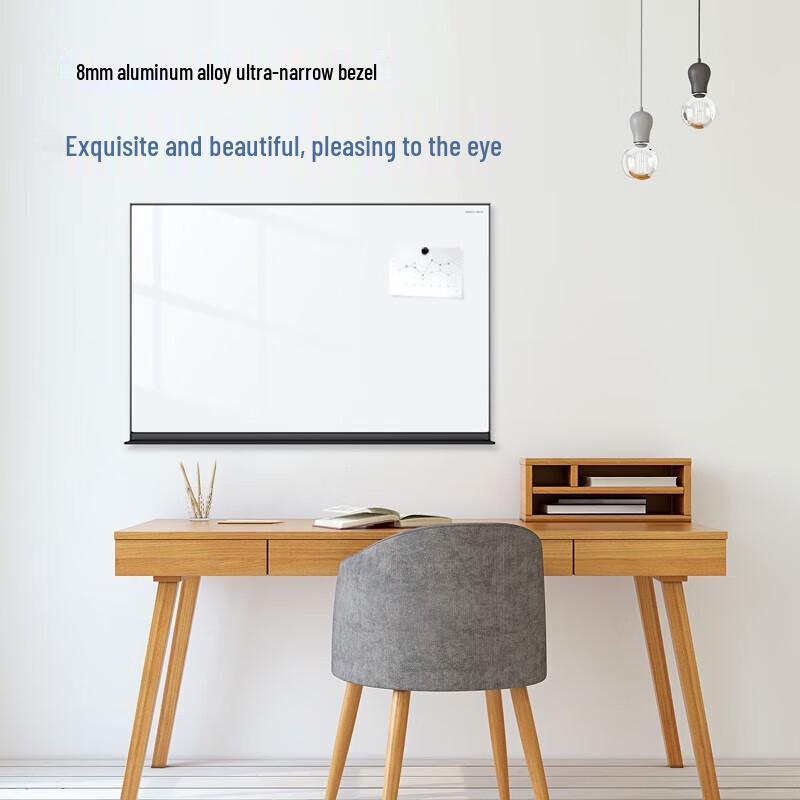 Deli Hanging Magnetic Tempered Glass Whiteboard