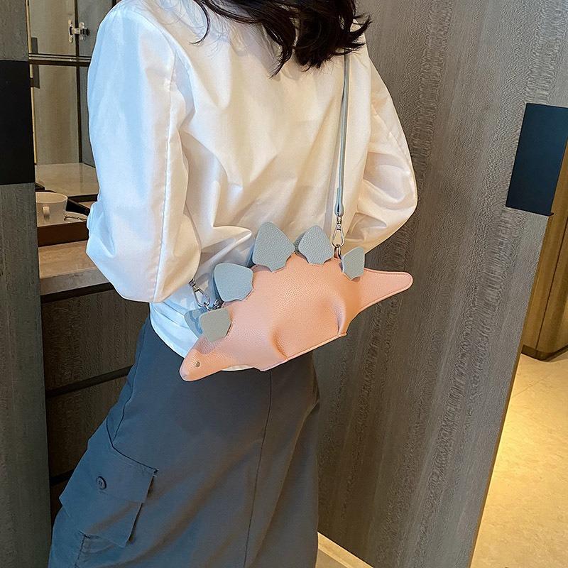 Fashion bag women's summer new cute funny small bag personalized dinosaur mini shoulder messenger women's bag