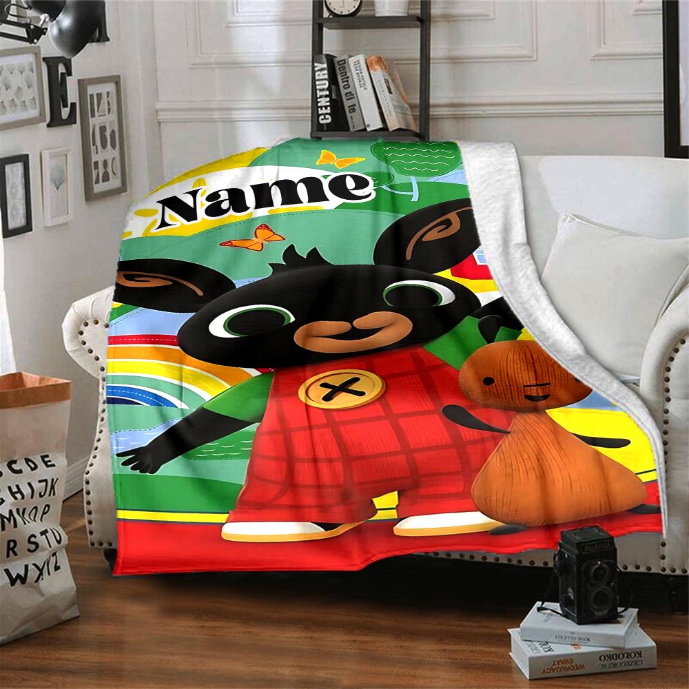Custom Name Vampirina's Halloween Adventure Blanket for Couch & Bed, Plush Cozy Fuzzy Blanket Super Soft & Warm Blankets for Fall and Winter. 0908124