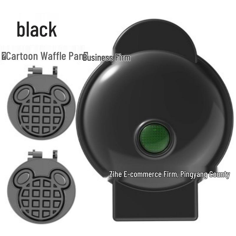 Mini Waffle, Bread, Crepe, and Sandwich Maker - All-in-One Breakfast Machine