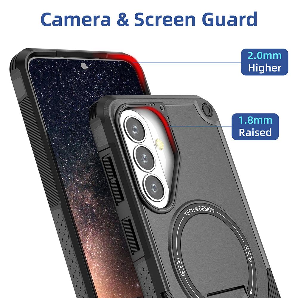 Shockproof Magnetic Stand Case for Samsung Galaxy A57 5G A17 A37 A56 A36 A26 A16 A15 A35 A55 A14 A54 Hard Cover for Samsung A57