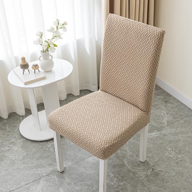 New Thickened Chair Cover Cushion Set Dining Table Backrest Integrated Chair Cover Fabric Anti-fouling and Dustproof