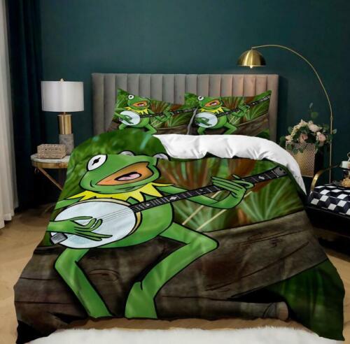 Tree Frog Doona Quilt Duvet Cover Set Pillowcase Single Double Queen Size Bed AU
