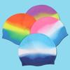 Silicone Swim Cap Non-Slip Swim Cap With Ear Protection Premium Tear-Resistant Summer Beach Vacation Activities For Adults