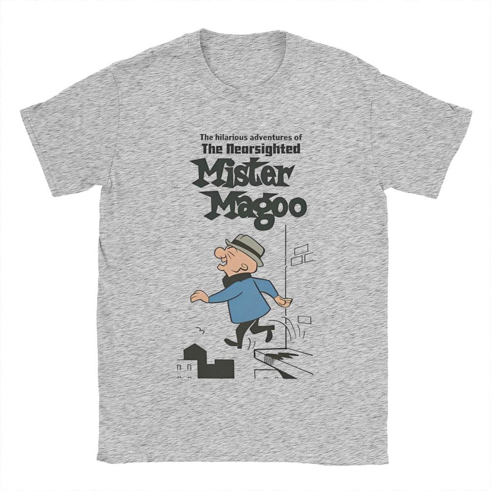 Summer Print Mr. Magoo Fun Cotton Short Sleeved T-shirt