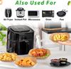 Air Fryer Backpapier 25/50/100/150 Stück für 4,5-8L/7-12L Körbe 16/20/23cm XXL Quadratische Air Fryer Zubehör für Ninja, Cosori,