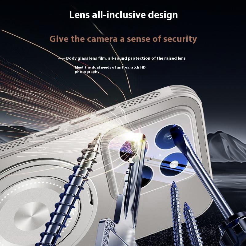 Etui dla Xiaomi 14 Pro Kompatybilne z MagSafe Podstawka TPU PC Odprowadzanie ciepła Pokrowiec na telefon