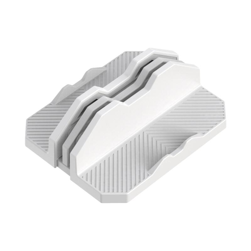 

Space Saving Notebook Shelf Holder ABS Laptop Stand Easy Assembly Desk Orgamnization for 4/6 Devices