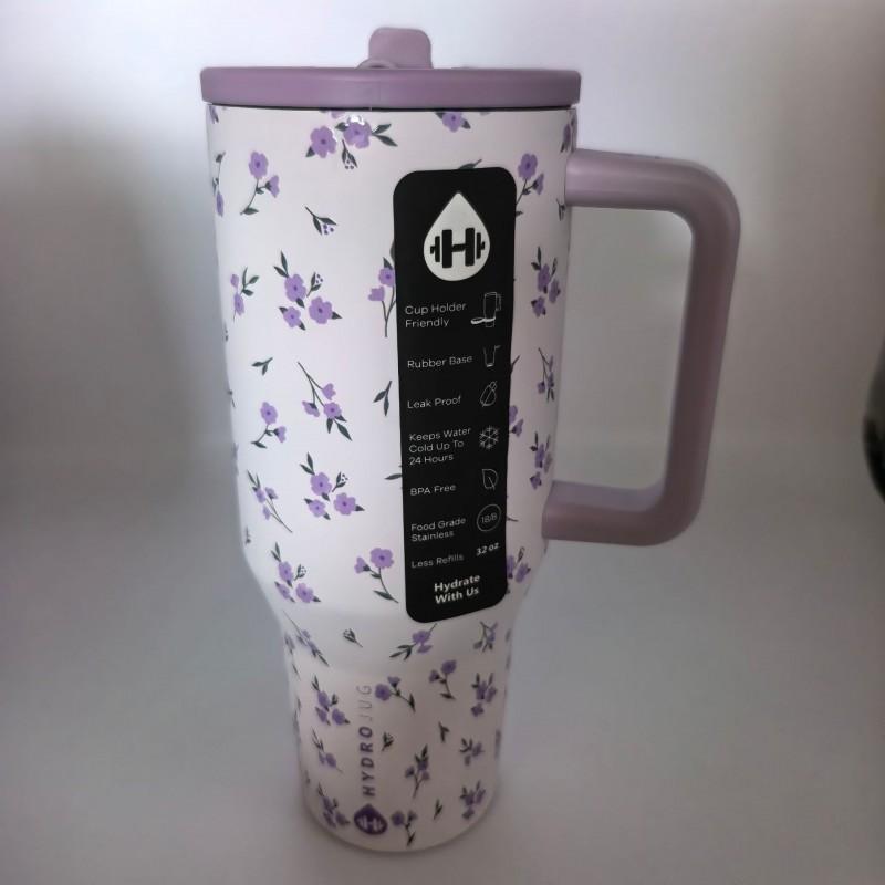 32oz 40oz Izolovaná láhev na vodu s uchem Neprosakující víčko Nerezová termoska Cestování autem Sport