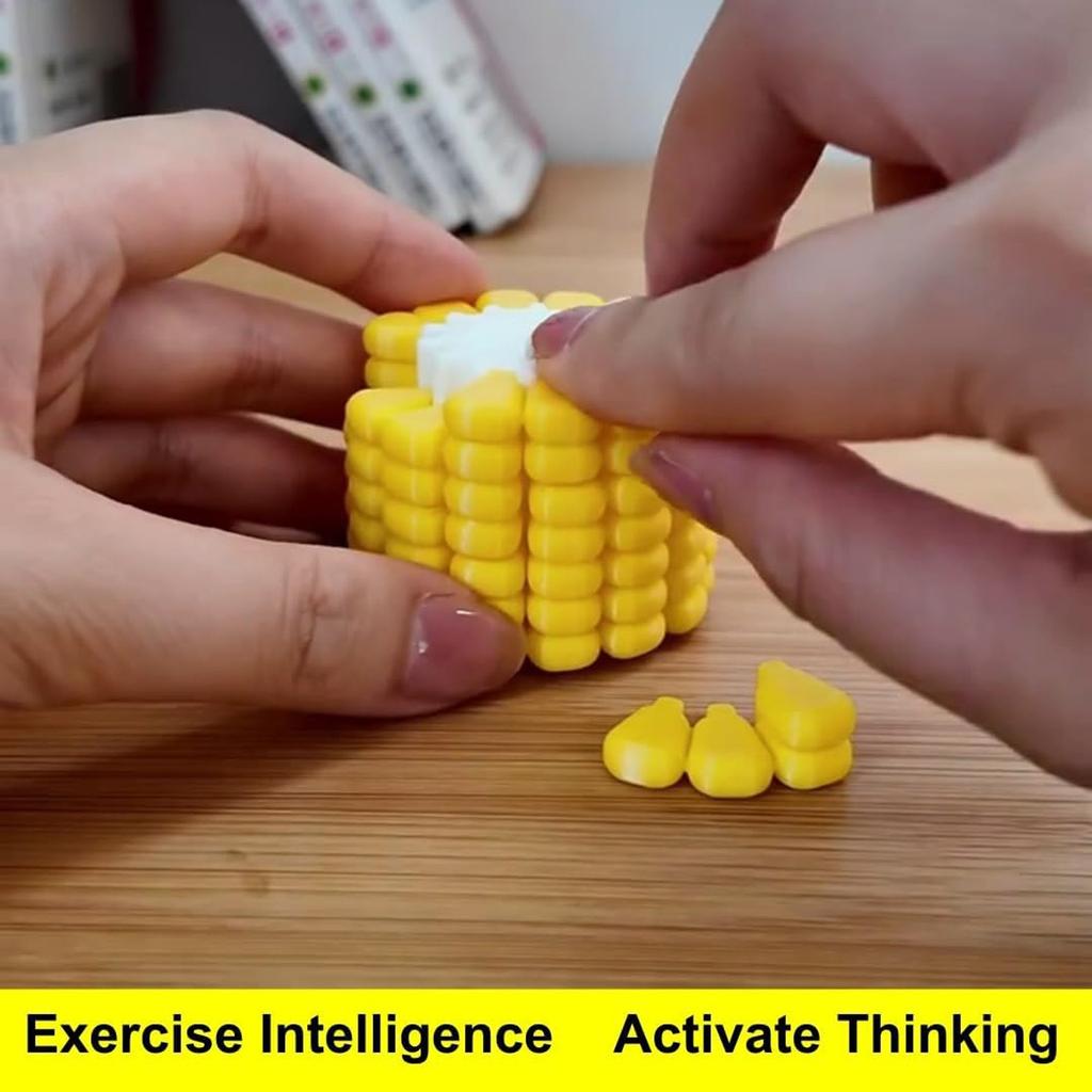 3D Corn Shaped Assembly Decompression Toys, Brain Training Toys, Puzzle Props, Hand Muscle Training Toys
