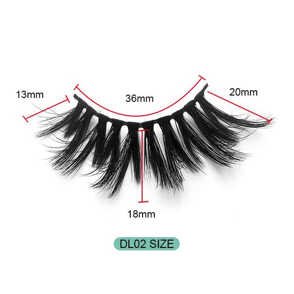 6D Chemical Fiber False Eyelashes 8 Pairs Of Simulated Thick Natural Thick Grafted Eyelashes