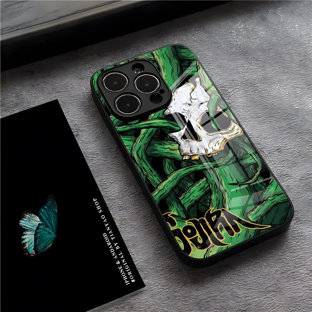 

Чехол для телефона с рисунком Band G-Gojira для IPhone 17 Pro Max 15 Pro 16 14 Plus 12 13 Mini 11 Pro Ударопрочная стеклянная крышка iPhone17Air
