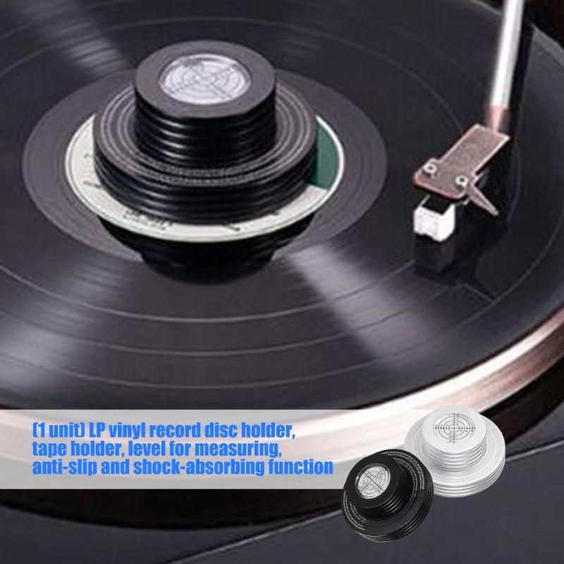 AntiSlip 50/60Hz Record Stabilizer Record Weight With Integrated Bubble Level For Improved Music Performances Quality
