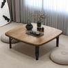 Ins Tatami Foldable Tea Table Rural Simple Dining Wooden Table Bedroom Bay Window Living Room Small Tea Table
