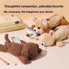Cute Plush Pencil Case With Large Capacity For Kids Animal Toy Storage