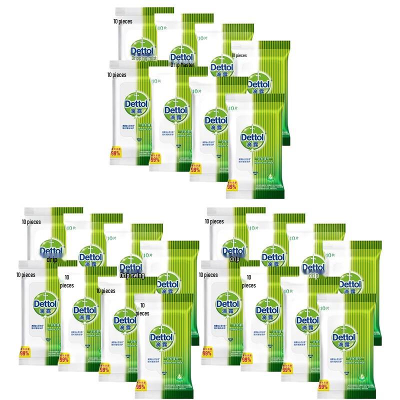 

Портативные дезинфицирующие салфетки Dettol