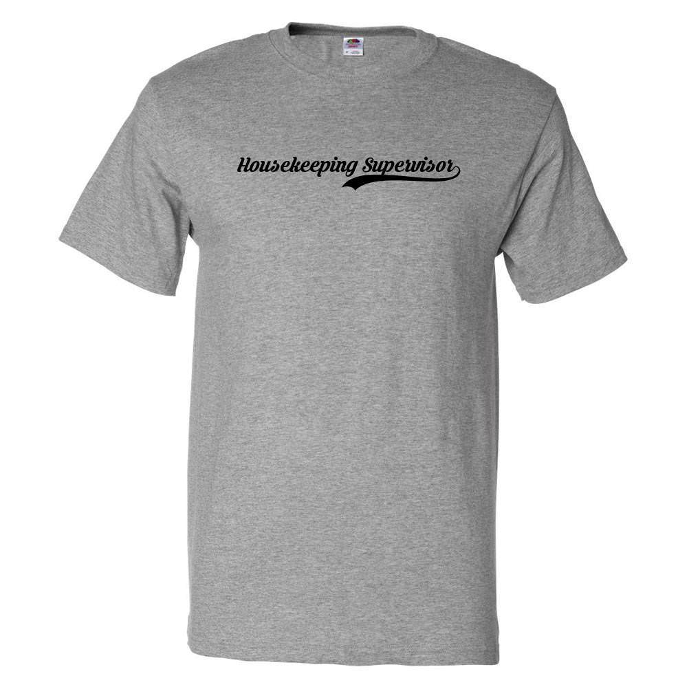 Divertida camiseta retro de supervisor de limpieza de la vieja escuelaSe abre en una nueva ventana o pestaña S