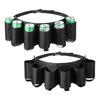 Beer Belt Portable Soda Bottle Beer Holder Drink Holds 6 Cans Adjustable Beer Waist Holder