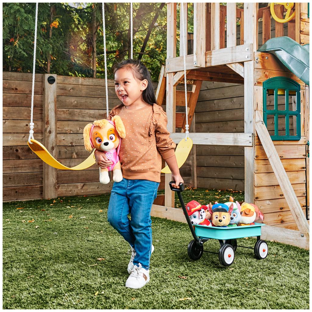 Official PAW Patrol Rubble In Signature Construction Uniform Plush Stuffed Animal for Ages 1 and May Toy, Up, 6" (Styles Vary)