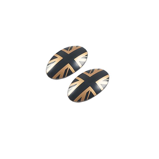 2pcs Union Jack Car Gear Shift Knob Panel Decoration Stickers Cover For Mini Cooper S JCW F54 F55 F56 F57 F60 Car-Styling