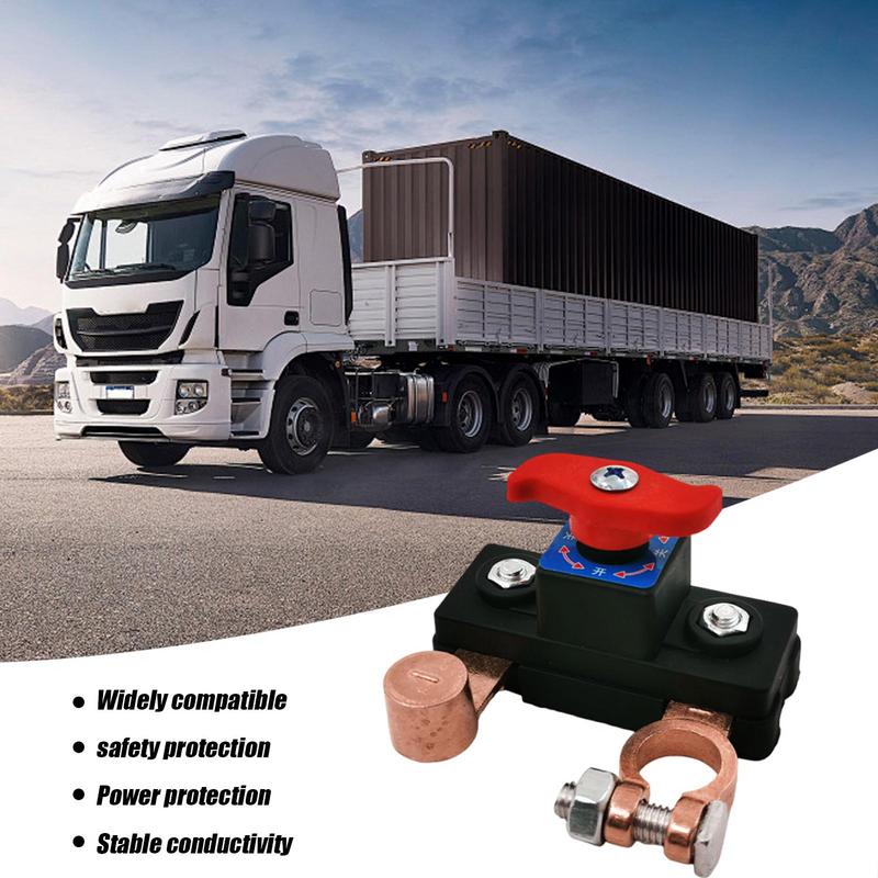 Car Battery Disconnect Control 12V 24V Automotive Battery Disconnect Control Anti-Leakage Safety Equipment For Parking Traveling