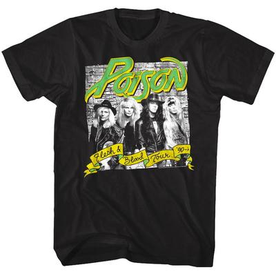 Poison Flesh & Blood Tour 90's Men's T Shirt Unisex T-Shirt