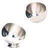 Stainless Steel Waste Bin with Slanted Top Garbage Container Stable With Foot/Without Foot for Kitchen and Living Room