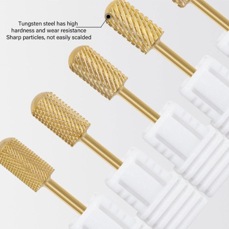 Drill Bits for Nails Tungsten Steel Nail Drill Bits Fast Remove Salon Bits Nail Milling Cutter Manicure Pedicure Tool