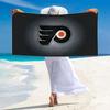 Philadelphia Flyers Logo Print Beach Towel, Large Soft Quick Dry Towel for Beach Camping Swimming