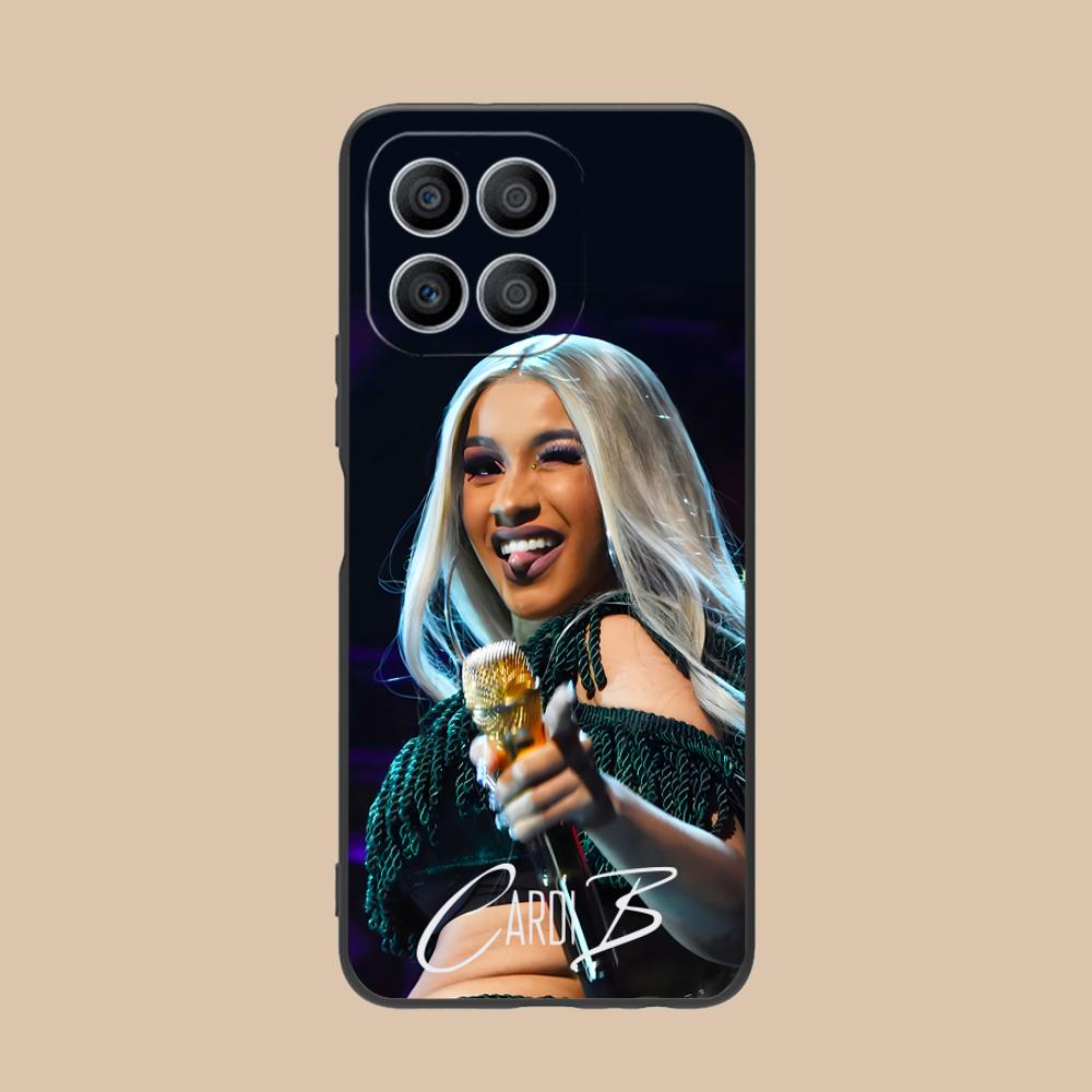 Cardi B Matte TPU Mobile Phone Case for Honor 90 80 70 60 50 30 20 10 9 8 7 Pro S SE Lite 5G Colorful Printing Cover