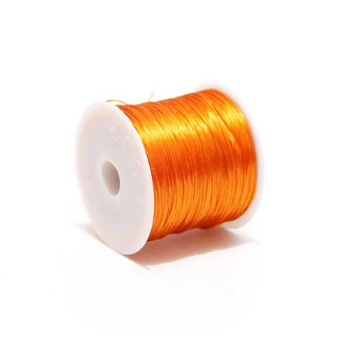 

Прочный эластичный шнур для бисера из кристаллов 1 мм для браслетов, эластичная нить, ожерелье, шнуры для самостоятельного изготовления ювелирных изделий 10meters оранжевый